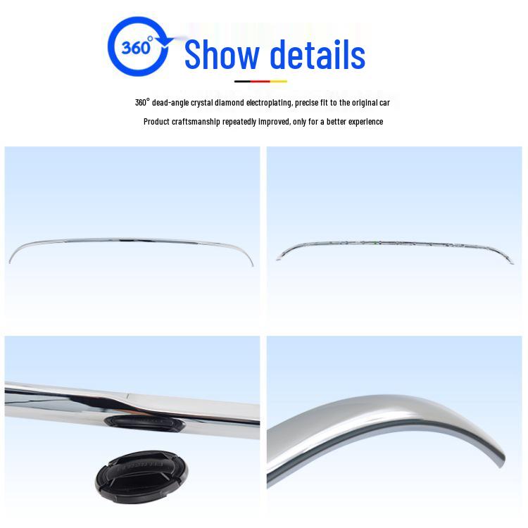 Mercedes-Benz E-Class Front Bumper Chrome Decorative Strip