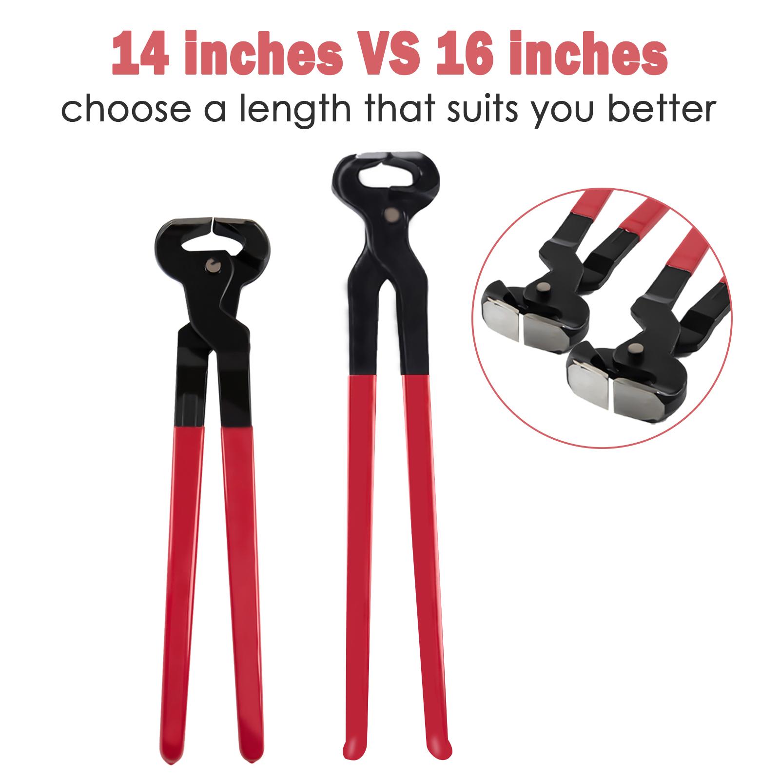 Kit d'outils de maréchal-ferrant 7 pièces - Pince à sabots