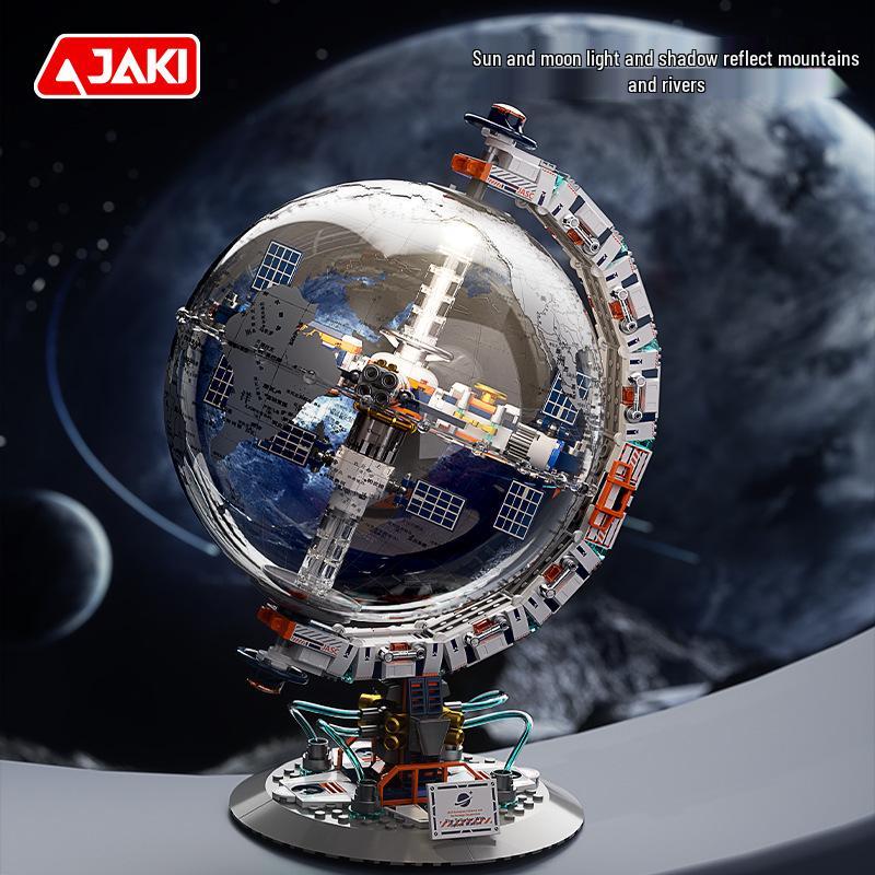 Jiaqi Dawn Globe Aerospace Building Blocks: Educational Mechanical Model Toy for Children