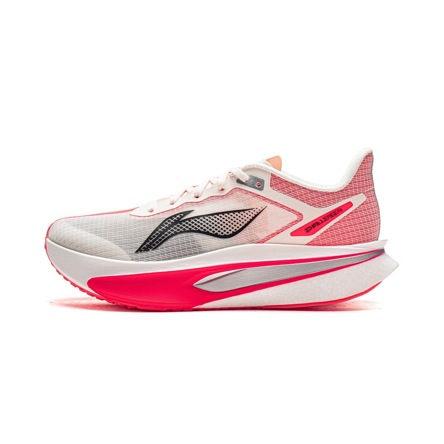 Li Ning Feidian 6 Challenger Low top Carbon Plate Casual Running Shoes Men s Champagne White ARMW003-9 39.5
