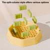 Pet Slow Feeder Bowl Adjustable Slow Feeder Non-slip Octagonal Pet Dish