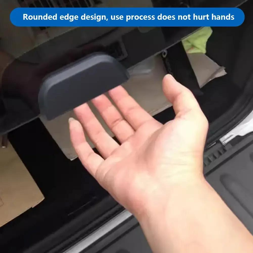 Car Rear Bumper Trunk Back Door Handle Sticker Auxiliary Knob Exterior Decoration Auto Car Accessories for Old Smart Fortwo 451