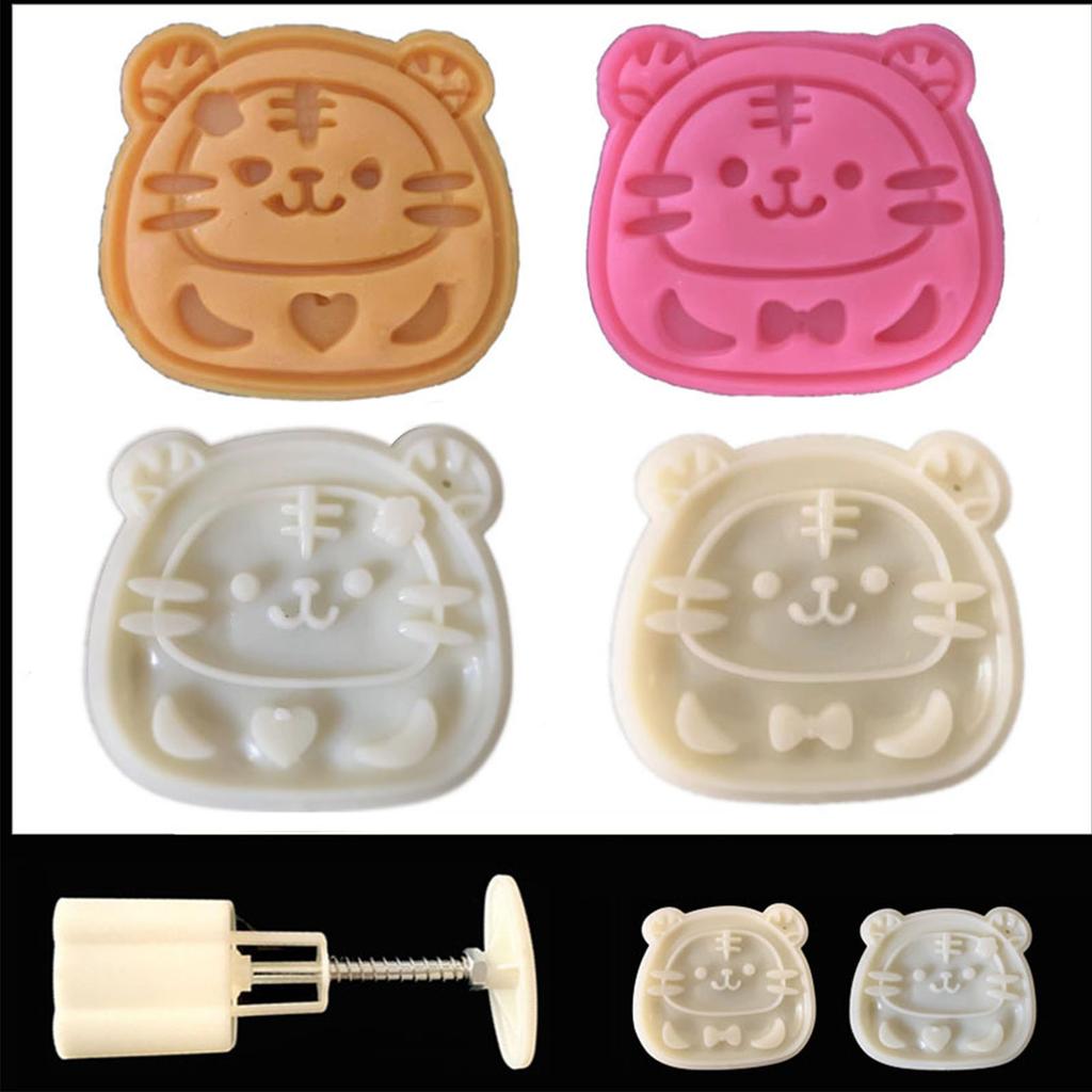 Chinese Style Various Shape Mooncake Mold 50g DIY Hand Pressure Fondant Moon Cake Mould Press Cookie Cutters Baking Tool