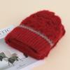 Plush Beanie Hat Scarf Thickened Scarf Set Hooded Fashion Ear Protection Hat  Cycling