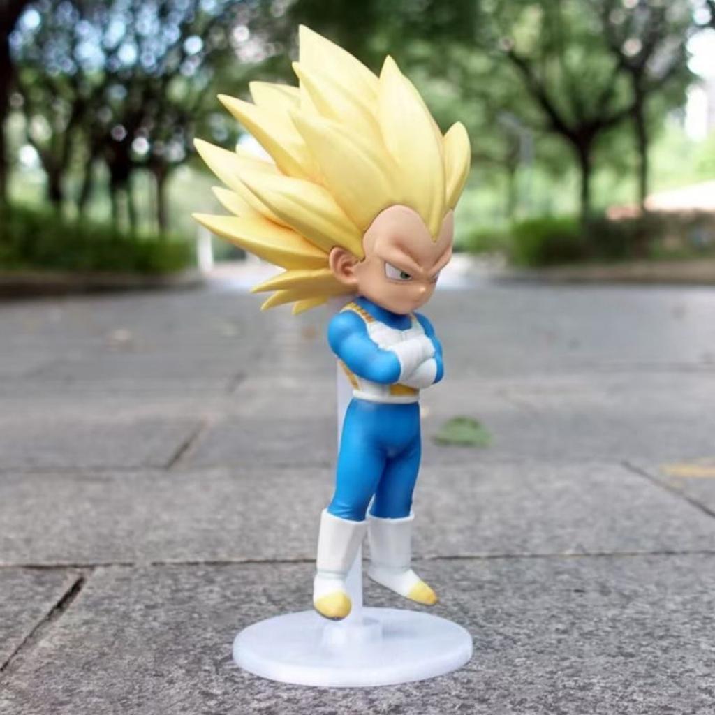 20cm Anime Dragon Ball Gk Super Saiyan Vegeta Action Figurine Pvc Model Gk Statue Collection Toy Gifts