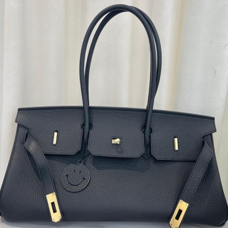 Grenzüberschreitender Trend Tasche kurze Version übergroße tragbare Schultertasche TOGO erste Schicht Rindsleder großes Fassungsvermögen Riesenpackung