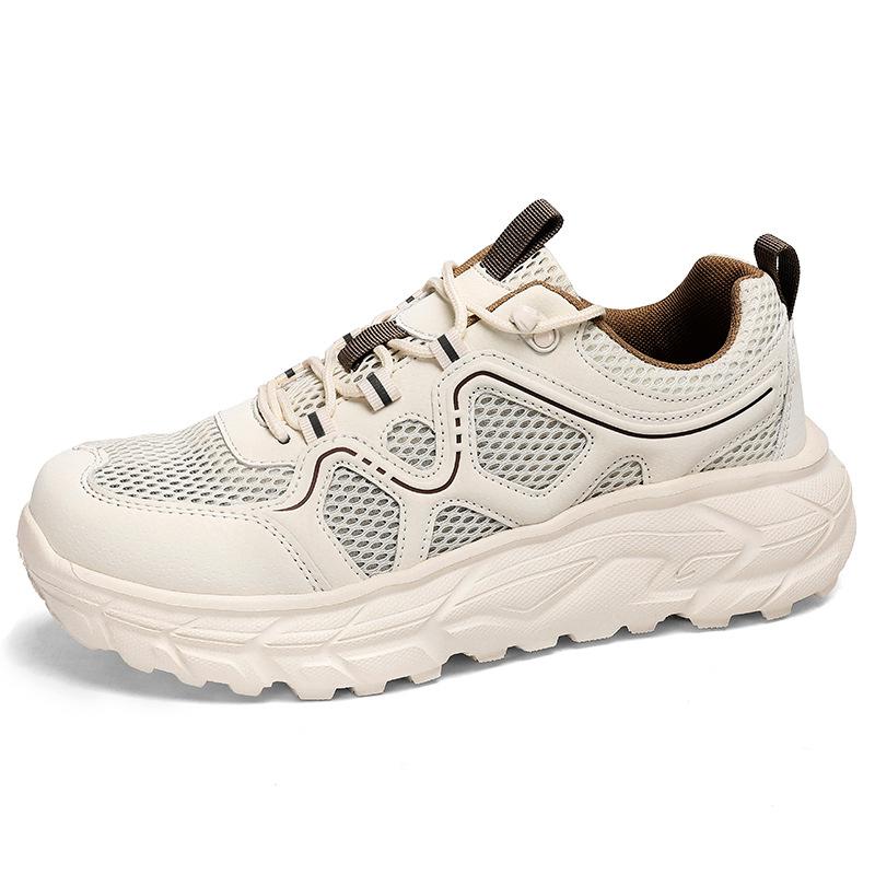 

Large size 48 new men s shoes fly-woven sports and leisure net shoes thick-soled shock-absorbing mesh outdoor running travel shoes 48