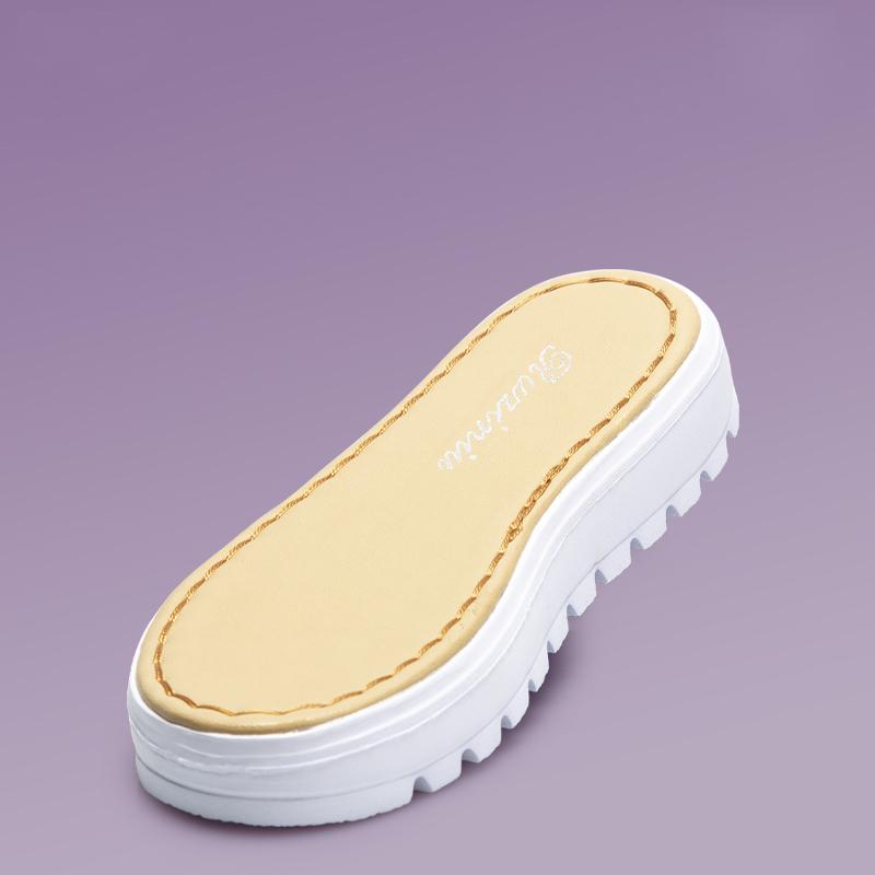 High Quality Diy Hand Knitting Materials Slippers Fashion EVA Sole Rubber Outsole Crochet Needles Indoor Slippers Platform