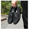 Lightweight Breathable Men's Slip-On Casual Shoes | Cushioned Comfort, Durable for Outdoor Fishing, Park Strolls & Summer Daily Wear - Black