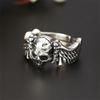 Men Women Retro Skull Skeleton Cuff Finger Rings Punk Fashion New Jewelry Lovers Gift Party Rock Anillos Mujer