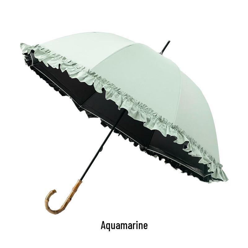 Handun Japanese Style Bamboo Handle Manual Umbrella