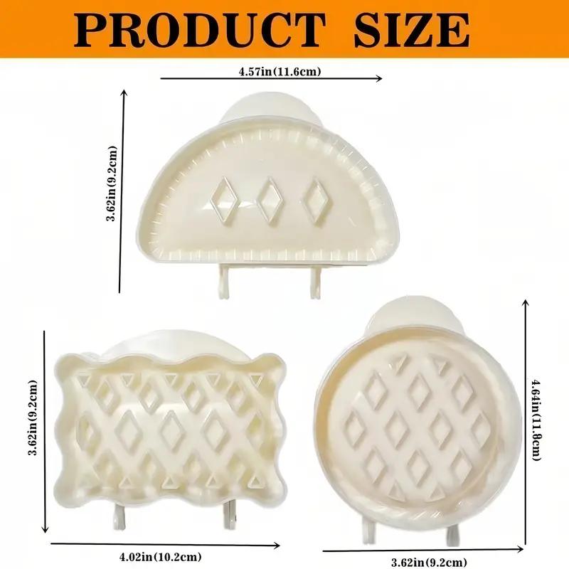 1/3pcs Classic Apple Pie Molds Homemade Baking Dough Presser Pocket Pie Mold Baking Accessories for Family Gatherings