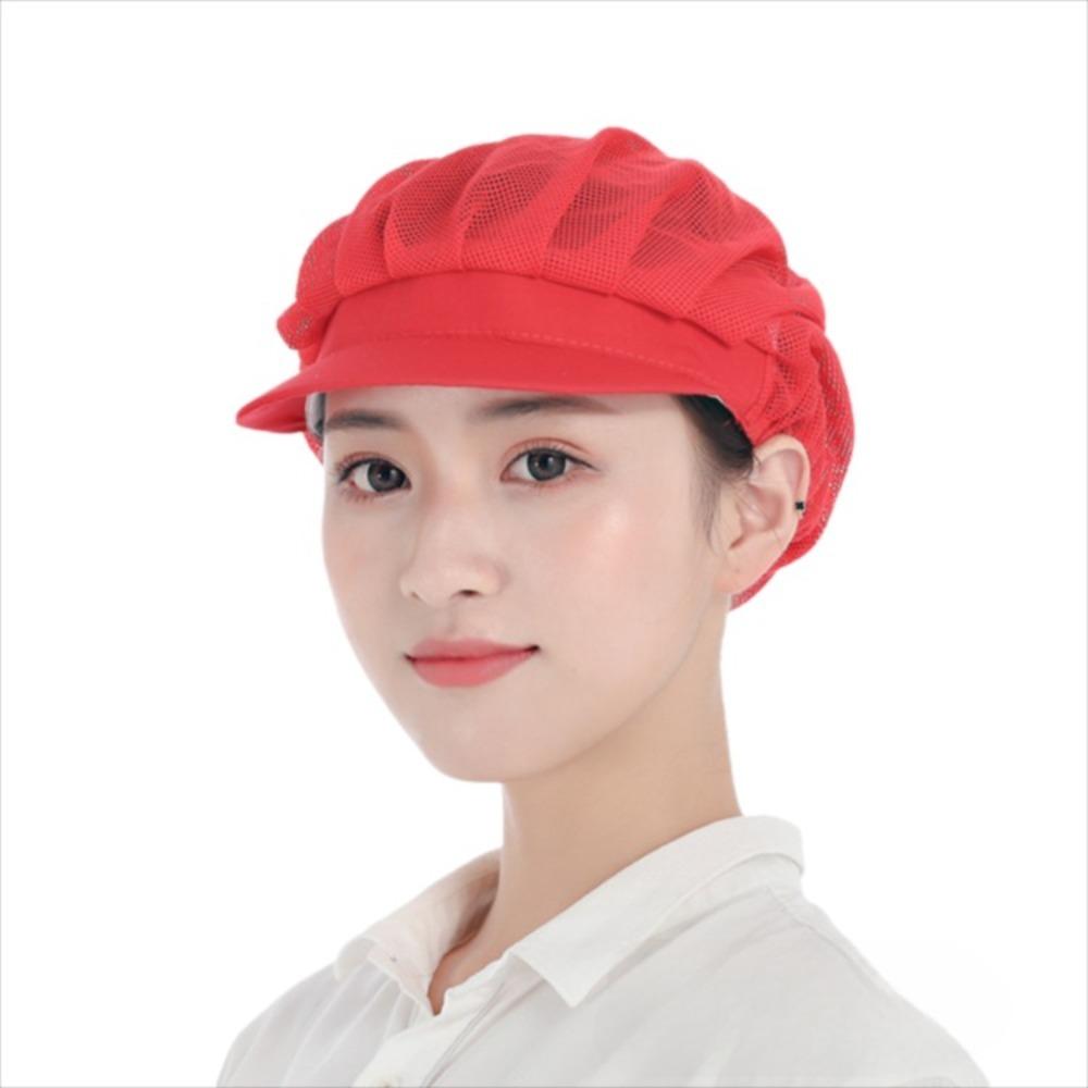 Hygienic Design Chef Hat Smoke-Proof Dustproof Feature Cooking Cap Hairfall Prevention Oil-Resistant Dust-Proof Net Cap