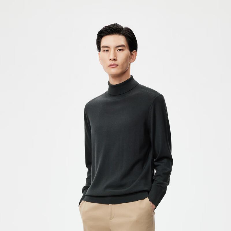 K-Boxing Men's High-Neck Warm Wool Sweater