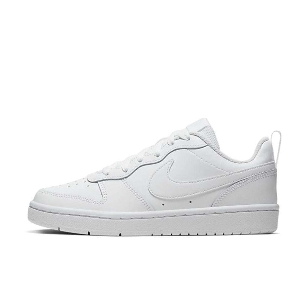 Nike Court Borough Dreamy Bowknot Low top Skateboard Shoes GS Pink White BQ5448-100(Team183-)