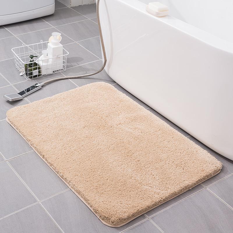 Thickened Velvet Carpet Kitchen Bathroom Absorbent Non-slip Mat