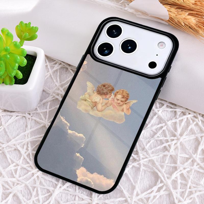 Renaissance angels Cute Lovely Shockproof Phone Case for iPhone 17 Air 16e 15 11 12 14 13 Pro Max Cover Coque