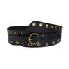 Belt for Women with High-end Retro Bronze Eyes Exquisite Hollow Fashion Wide Belt for Women Wide Waist Seal