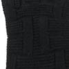 Excellent HERMES Gloves Serie Metal H Design Knit Gloves Black Wool Mens S Used