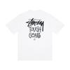 Camiseta de Algodón Unisex de Corte Holgado con Estampado de Letras Camiseta Casual de Manga Corta para Adolescentes y Adultos