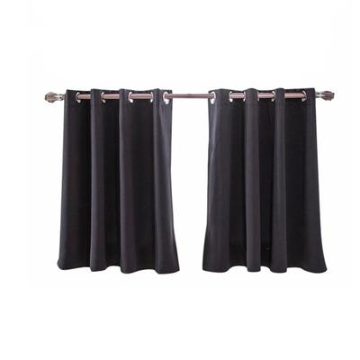 Short Blackout Curtains,For Bedroom Adjustlabe Length Rod Pocket Thermal Insulated Kitchen/Basement/Bathroom Window Curtain Drapes,29*36in