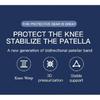 1PC Pressurized Knee Wrap Sleeve Support Bandage Pad Elastic Braces Knee Hole Kneepad Safety Basketball Tennis Cycling Knee Pads