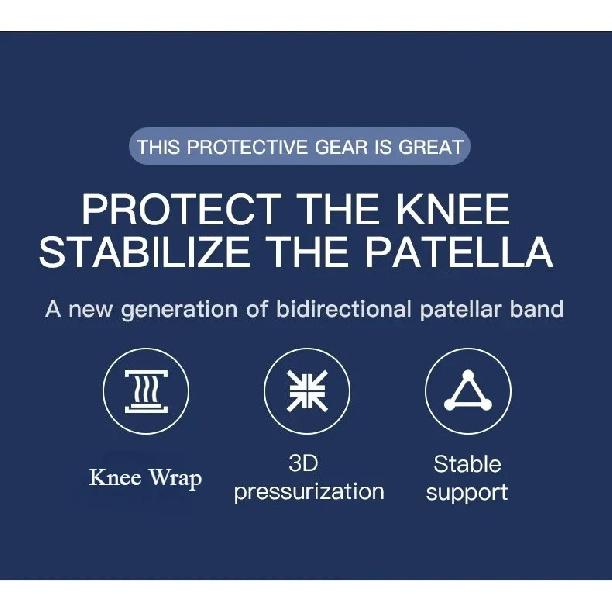1PC Pressurized Knee Wrap Sleeve Support Bandage Pad Elastic Braces Knee Hole Kneepad Safety Basketball Tennis Cycling Knee Pads