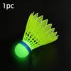 1/3 Pack Led Badminton Shuttlecocks -Lighting Glow In The Dark Badminton Birdies Badminton Practice Windproof Shuttlecocks