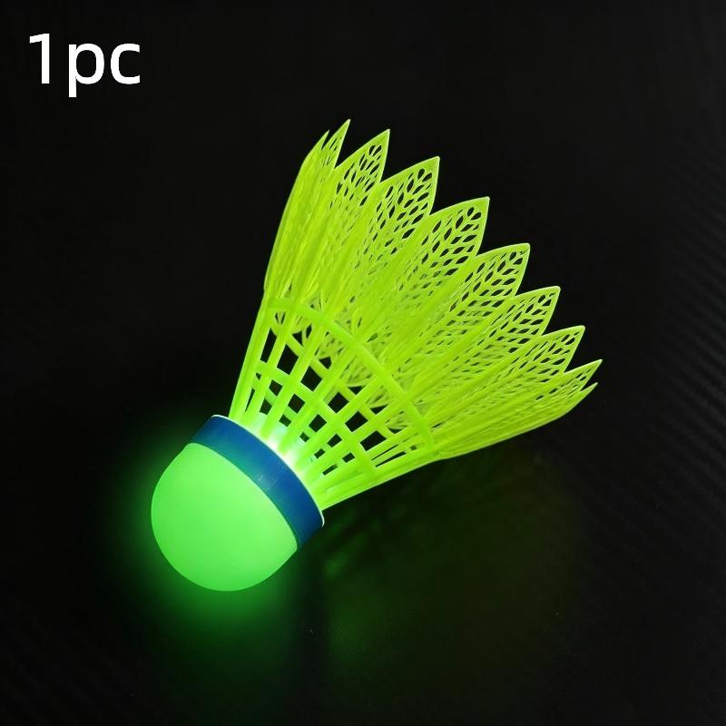 1/3 Pack Led Badminton Shuttlecocks -Lighting Glow In The Dark Badminton Birdies Badminton Practice Windproof Shuttlecocks