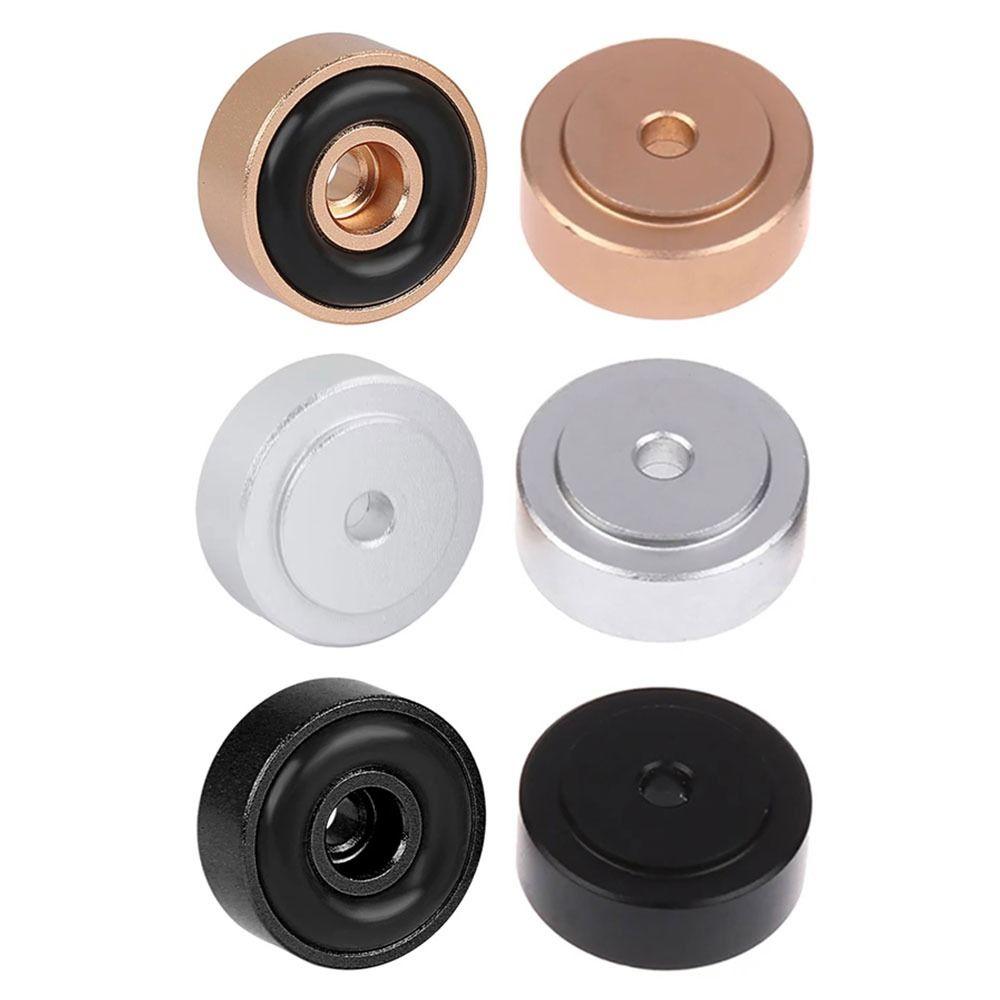 1/4 Stück Isolationsfüße Pad Aluminiumlegierung Verstärker Basis Füße für Lautsprecher CD Verstärker