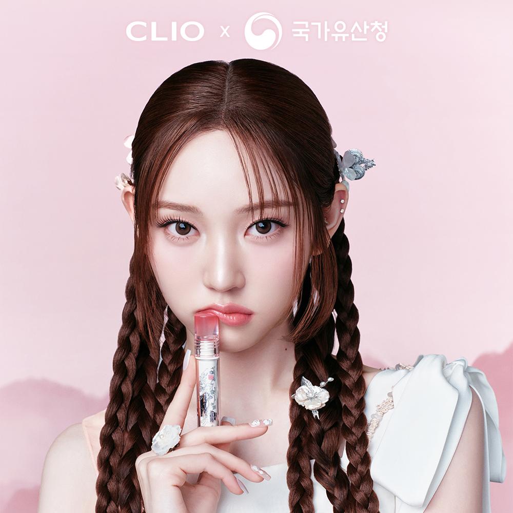 [Royal Edition] CLIO Crystal Glam Tint 3.4g (+ Lucky Pouch Comb Keyring Gift) 32 Fluffy Garden Pink