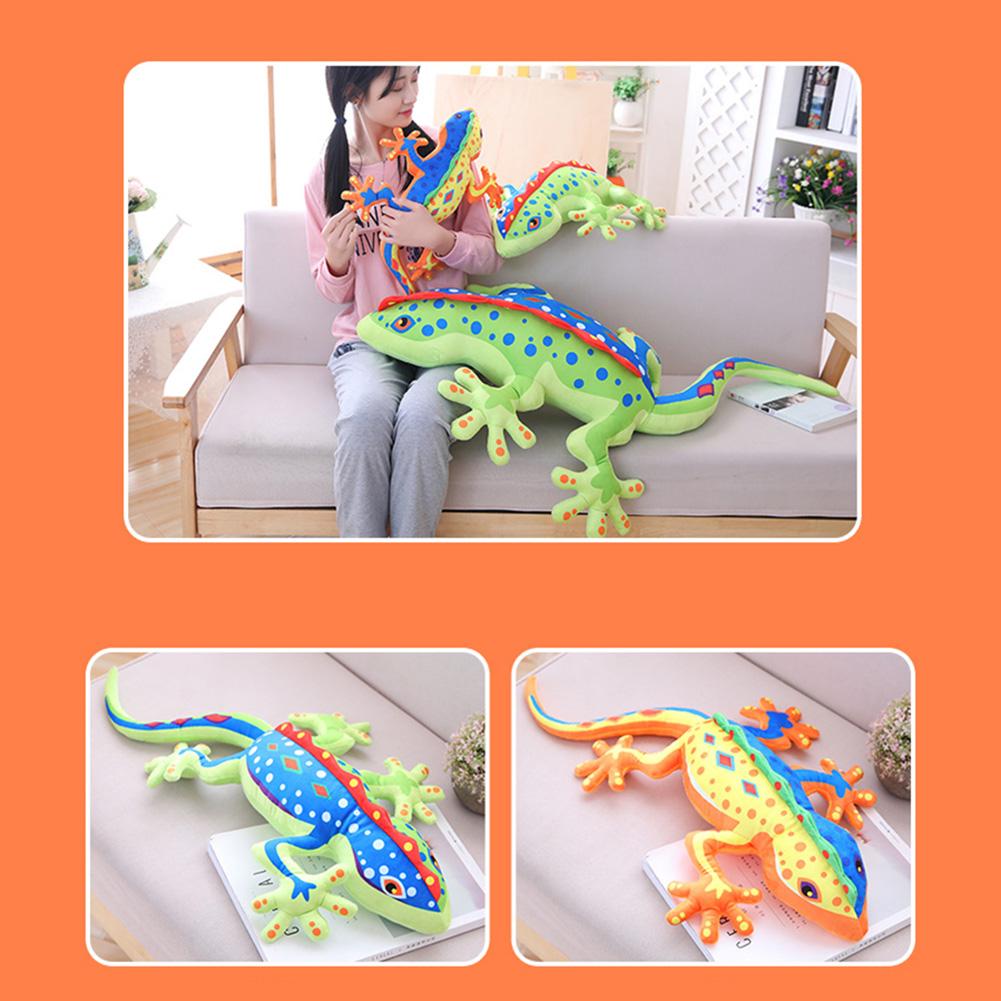 3D Soft Doll Sleeping Lizard Pillow Stuffed Fluffy Toy Kids