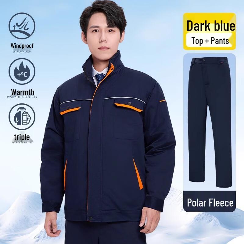 Shuye Winter Cotton Padded Work Jacket Set 185