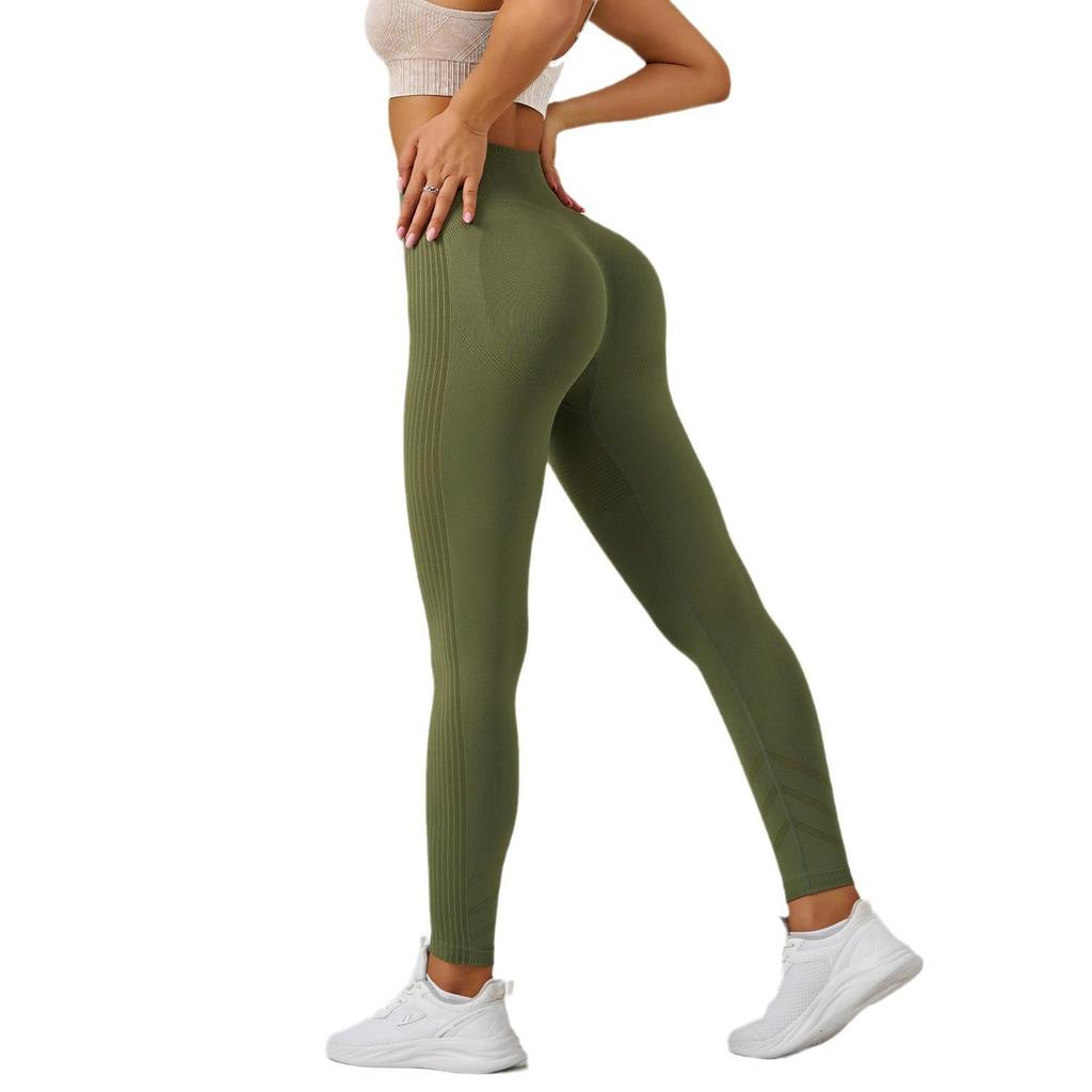 Seamless High-Waist Hip-Lift Sports Leggings