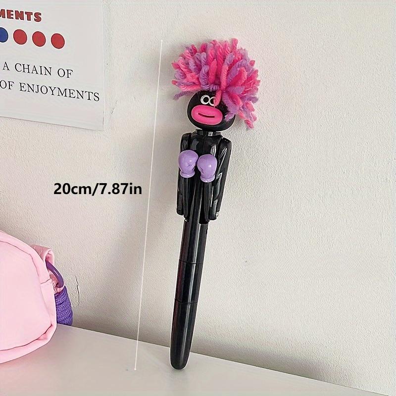 

Hair-fried boxing pen creative decompression cartoon ballpoint pen student high value gel pen cutetoygift.Interactive boxing pen чорний