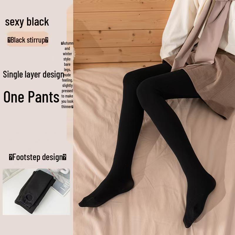 Damen Fleece-gefütterte hautfarbene Strumpfhose: Blickdicht, Dick, Nacktes-Bein-Look für Frühling, Herbst und Winter.