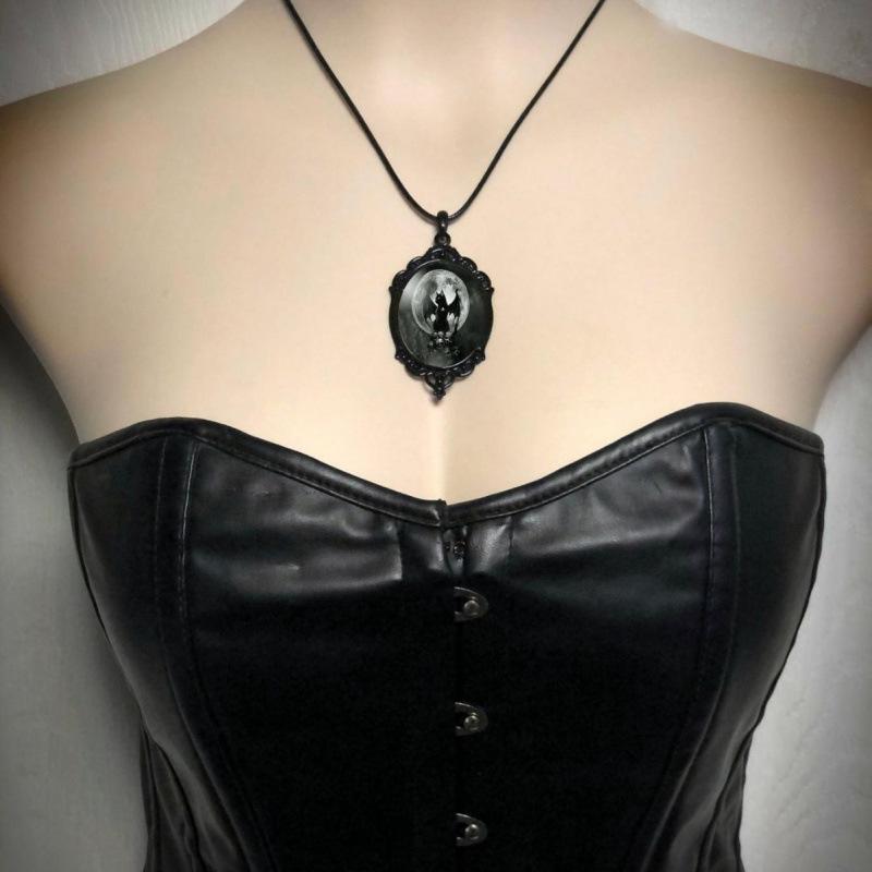 Gothic Punk Retro Resin Pendant - Dark Forest Autumn/Winter Trend.