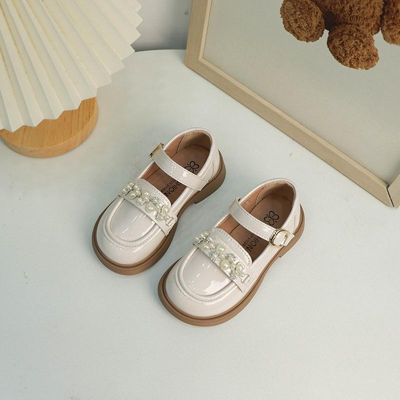 Anti-slip Girls Shoes, Simple and Stylish, Versatile Children s Shoes 26 бежевый