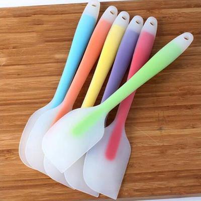Espátula de silicona, raspador de mantequilla, decoración de pasteles, utensilios de cocina, herramientas para hornear