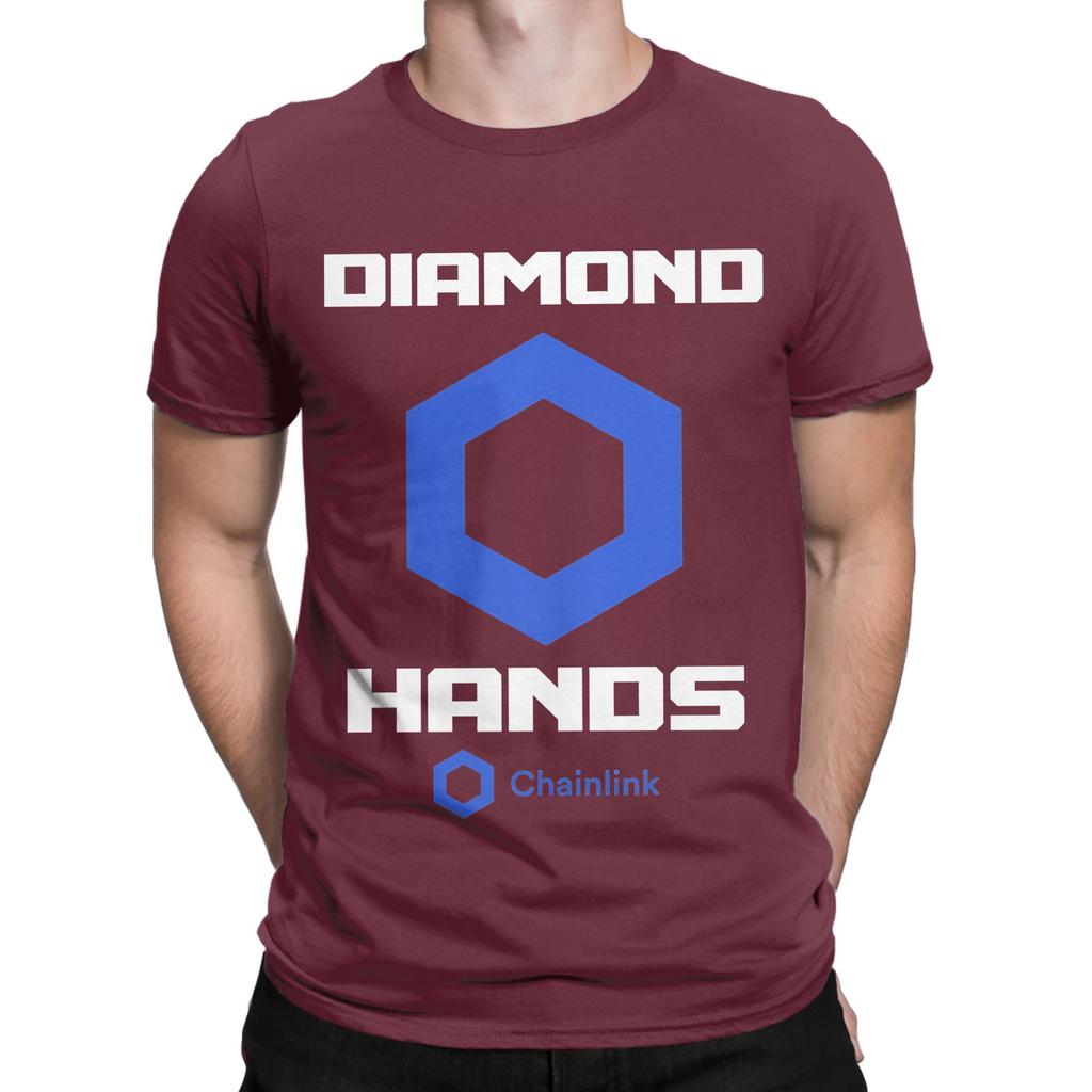 CHAINLINK Cryptocurrency Link Marine Funny Graphic 100 Cotton TShirt Chainlink Tees Tops For Unisex