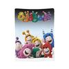 Coperta in Flanella Pogo Oddbods, Coperta Plaid Traspirante Fantastica per Letto Divano Decorazione Tessile,