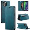 For iPhone 15 Plus Vintage Leather Flip Wallet Case with RFID Blocking Card Slot, Matte Retro Folio Cover for Women Men (4 Colors)