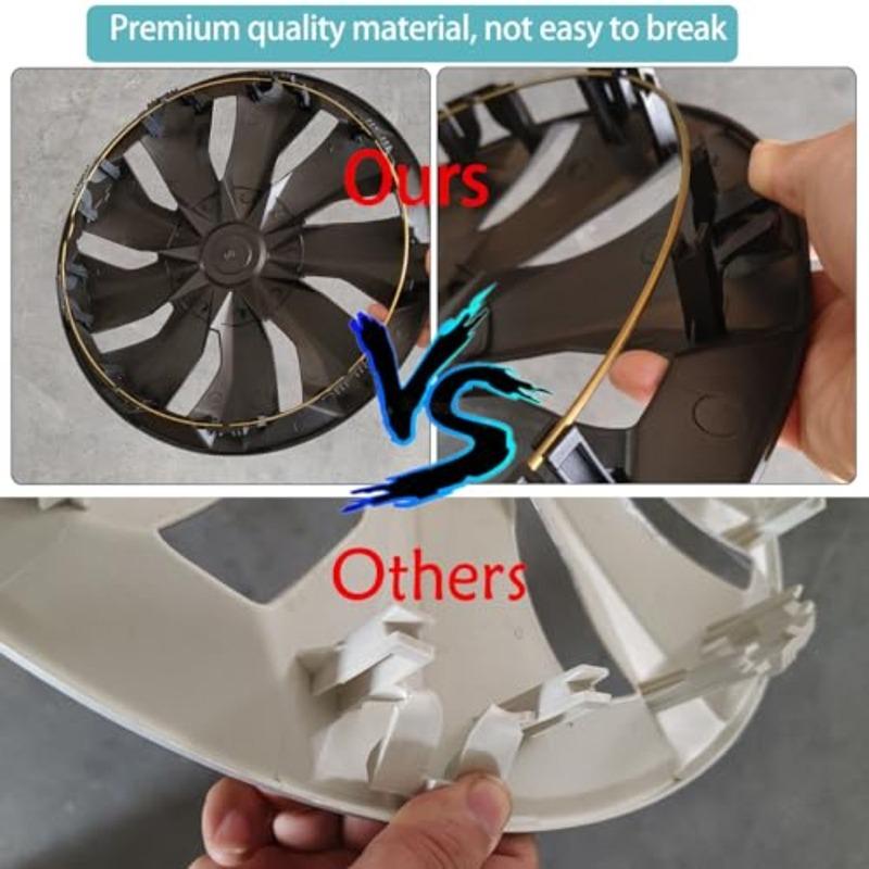Hubcap Wheel Covers Hub Caps 4 Sier Universal Wheel Rim Cover R Stylish Car Decor Wheel Covers for Camry Nissan Mazda -A1