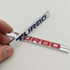 3D Metal Car Letters Turbo Logo Emblem Car Rear Trunk Sticker Fender Side Decals Turbo Badge Auto Accessories