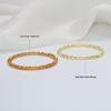 Österreichisches Gelbtopas & Orange Facettiertes Perlenarmband für Damen - Einfaches Best-Friend-Geschenk