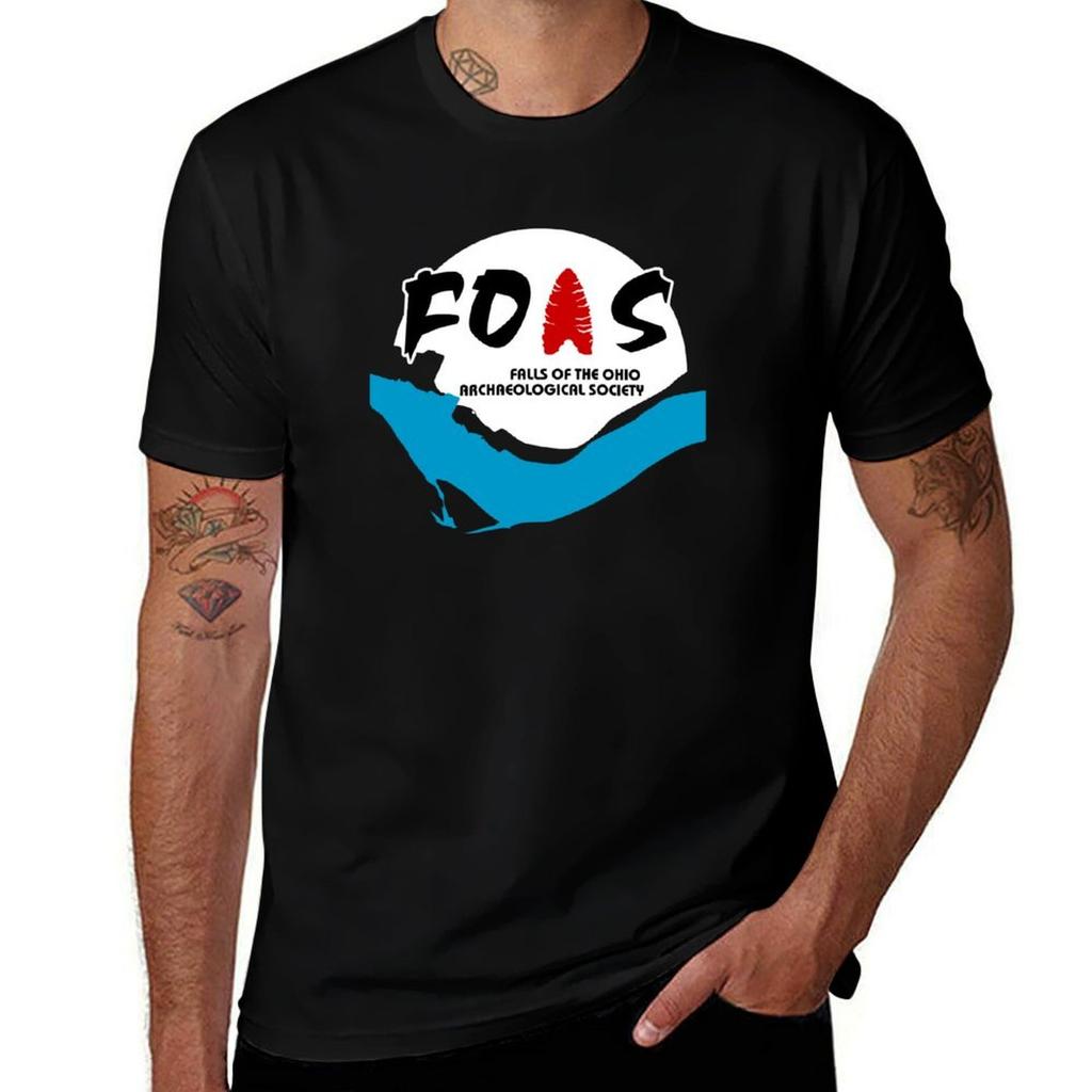 Foas Logo Tshirt Plus Size Loose Short Sleeve Top Tshirt