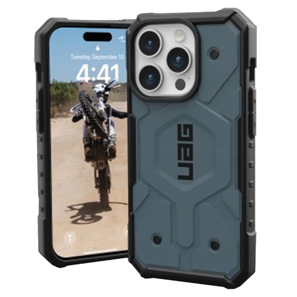 Etui Uag Pathfinder Magsafe Do Iphone 15 Pro - Niebieskie