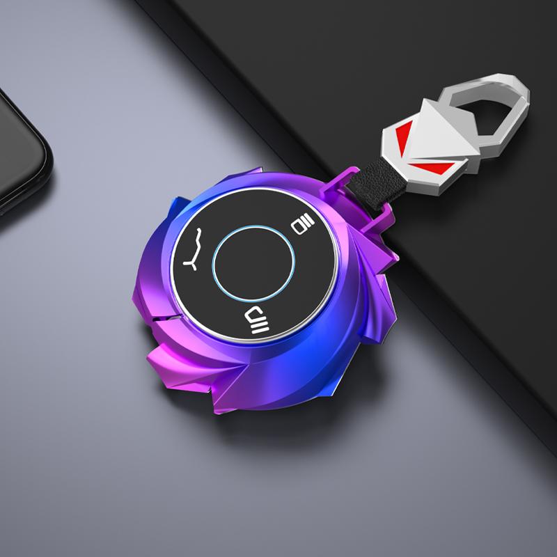 Styling Mouldings Car Key Case Holder Cover Fob For Neta V U Pro Hezhong New Energy Vehicles Keys Protect Shell Keychain Accesso