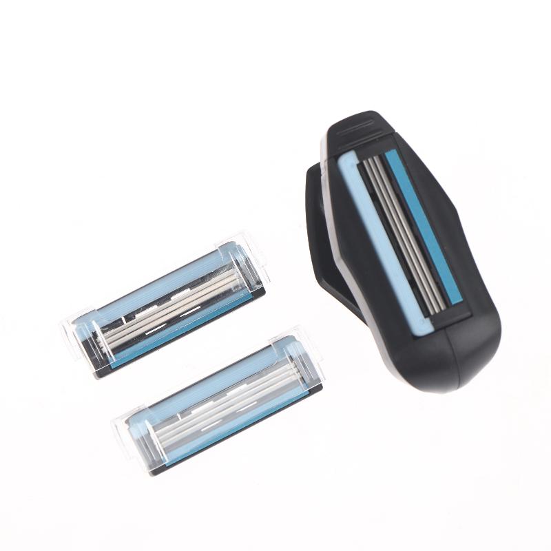 Multi Function Manual Hair Cutting Special Manual Shaving With 3 Disposables Razor Blades For Shaving Head Mini Portable