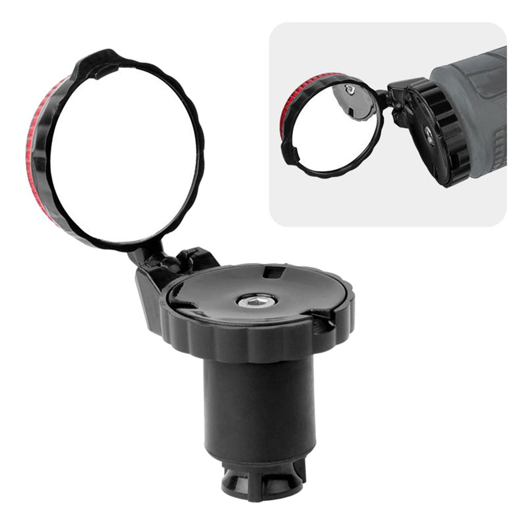 Bike Mirror for Handlebars Mini Rear View Mirror Foldable 360 Degrees Rotating Universal Bicycles Mirror for Road Bikes